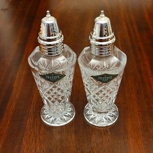 Shannon Crystal Salt and pepper shakers
